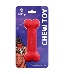 Pup Play Chew Toy Bone - Red