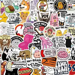130pcs Funny Stickers for Adults, Prank Meme (Dirty) Hilarious Sticker Pack for Laptop, Hard Hat, Work, Water Bottles, Computers, Vinyl Waterproof Decals (130)