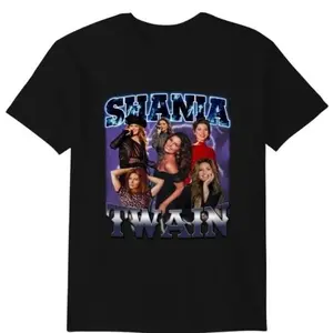 Retro Vintage 90s Shania Twain T-shirt For Fans Tshirt