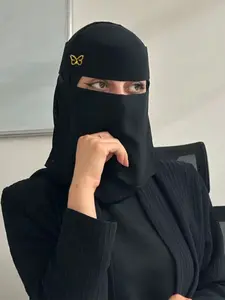 Butterfly Knot Sunscreen Veil, Soft Skin-Friendly Mask, Breathable Niqab, Muslim Women's Face Covering, Ideal for Summer Daily Wear