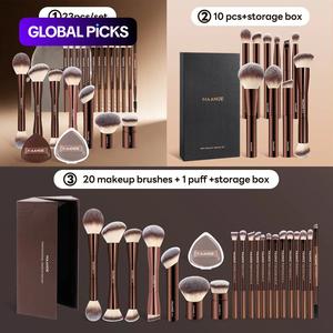 global pick maange cosmetic brush set with storage bag, 23pcs/set makeup brush & air cushion puff set, professional makeup tools for women & girls, makeup brushes set, makeup, microfiber bristles, glitz and glam brush set, concealer brush, cosmetics
