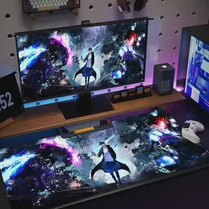 Solo Leveling Large Gaming Mouse Pad  HD Print, Anti-Slip Rubber Base, XXL Desk Mat 1