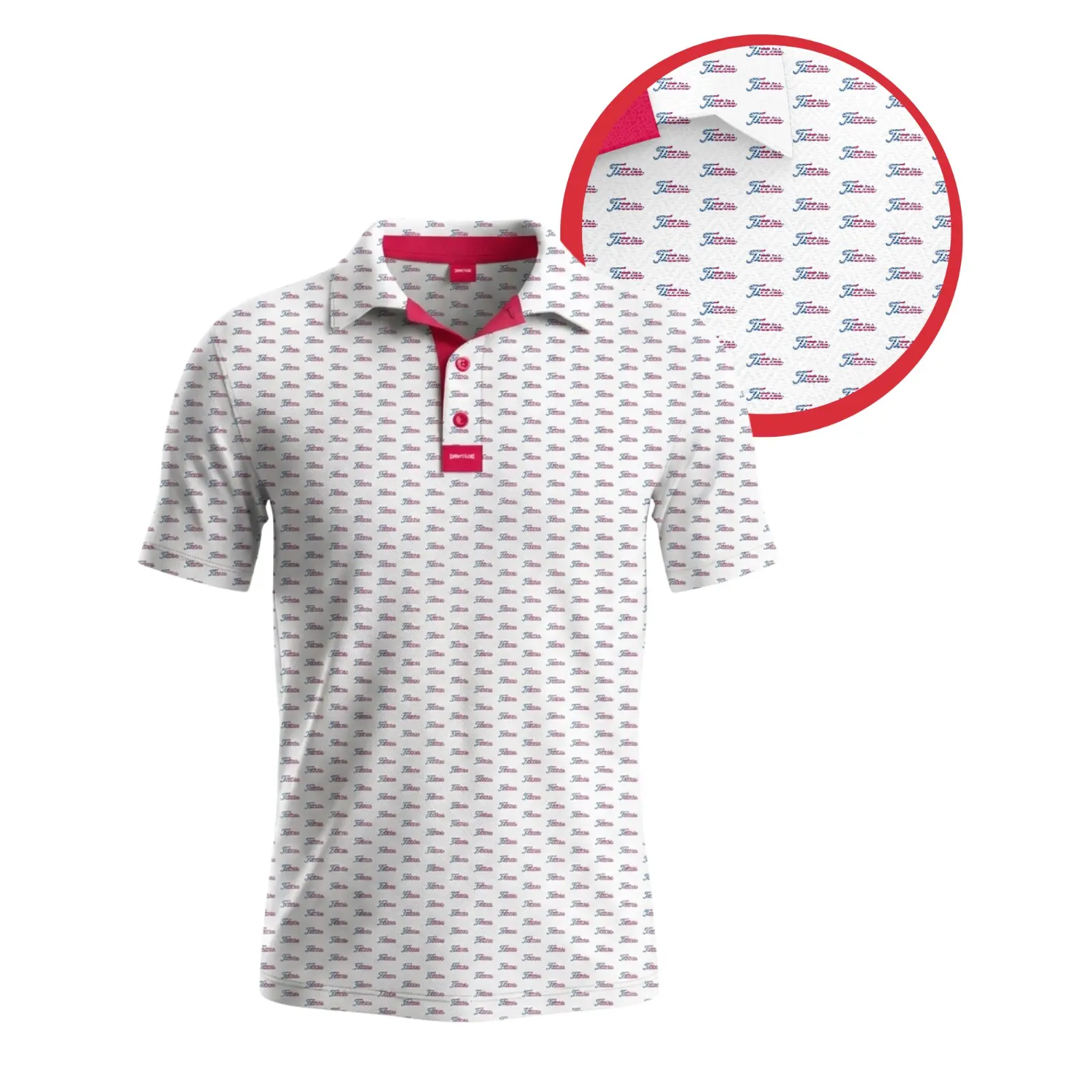 USA Titties Golf Polo - Funny Golf Shirt - Patriotic Golf Polo - Mens Golf Gift