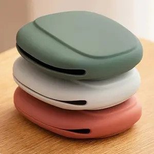 Magnetic Silicone Storage Bag Set, Anti-Tangle Scratch-Resistant Travel Organizer for Data Cables Earphones Jewelry, 3 Piece Kit Earphones Organizer Headphone Storage