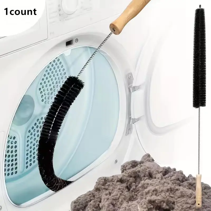 1 Count Long Flexible Heavy-Duty Household Cleaning Brush, Dryer Vent Cleaner for Washing Machine, Kitchen Cleaning Tool