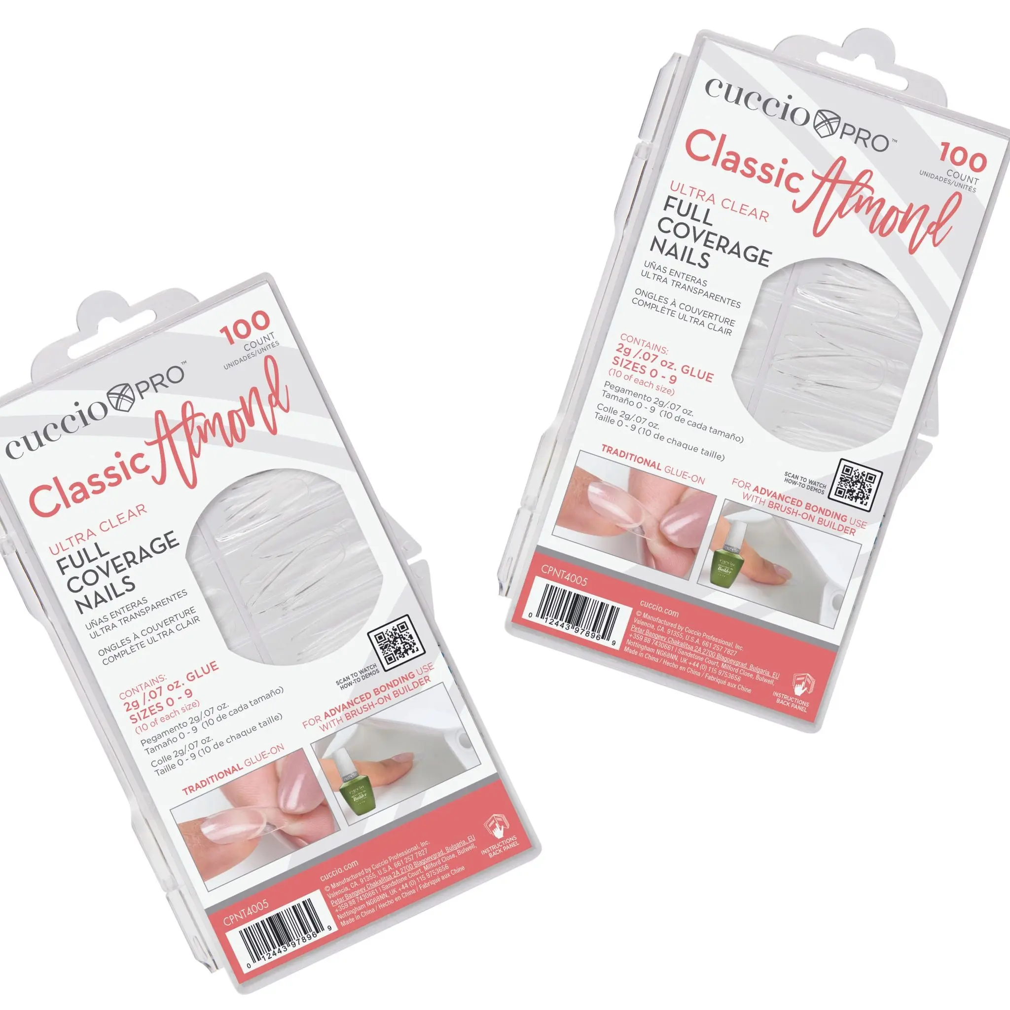 BOGO: Buy one get one FREE! 100 ct. Full Coverage Tips  Classic Almond - 200 Count total