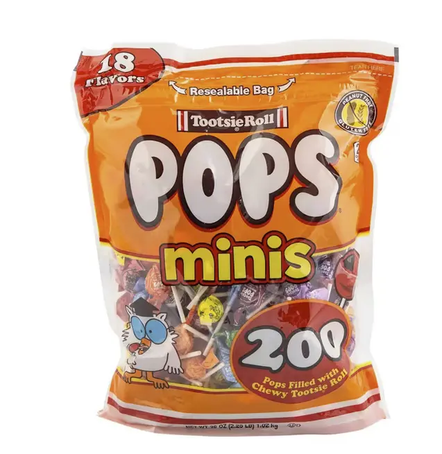 3/4" Assorted Flavor Mini Candy Suckers - 200 Pc.