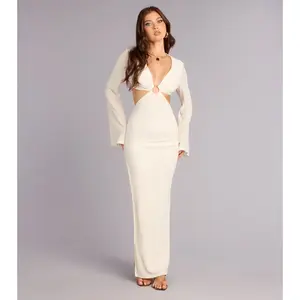 Island Afterglow Knit Maxi Dress