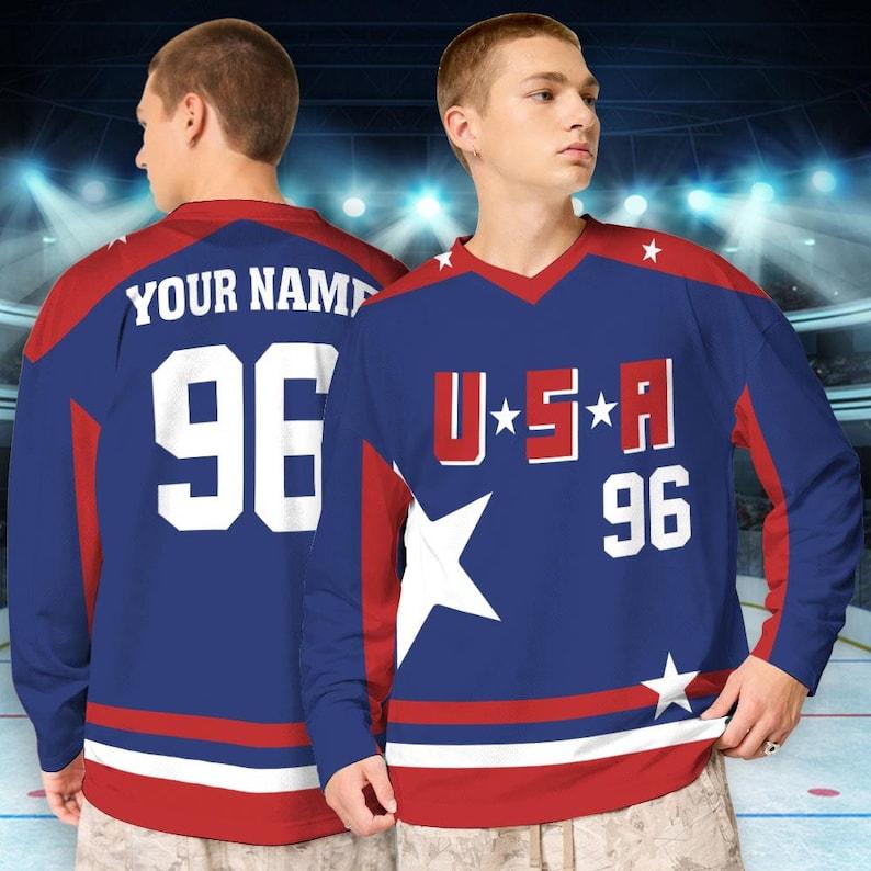 USA HOCKEY Jack Hughes #86 Hockey Jersey, Hockey Jersey Of Usa Team, US Hockey Shield 2026 Replica Jersey, Unisex Sport Fan Gift