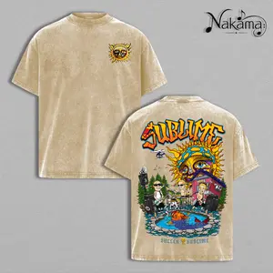 Vintage Sullen x Sublime Backyard Party T-shirt , Sublime T-Shirt & Hoodie , Rock Band Shirt, Retro Music Tee, Rock Music Lover Shirt, Vintage Band Shirts Casual Fabric Fit Top , Top Men's and Women's Clothing