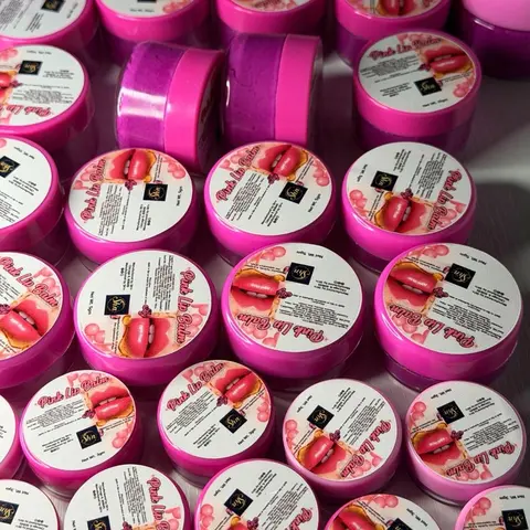 Pink lip balm by sh'n