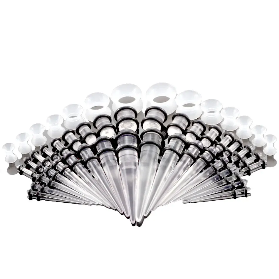 Transparent 50-piece set