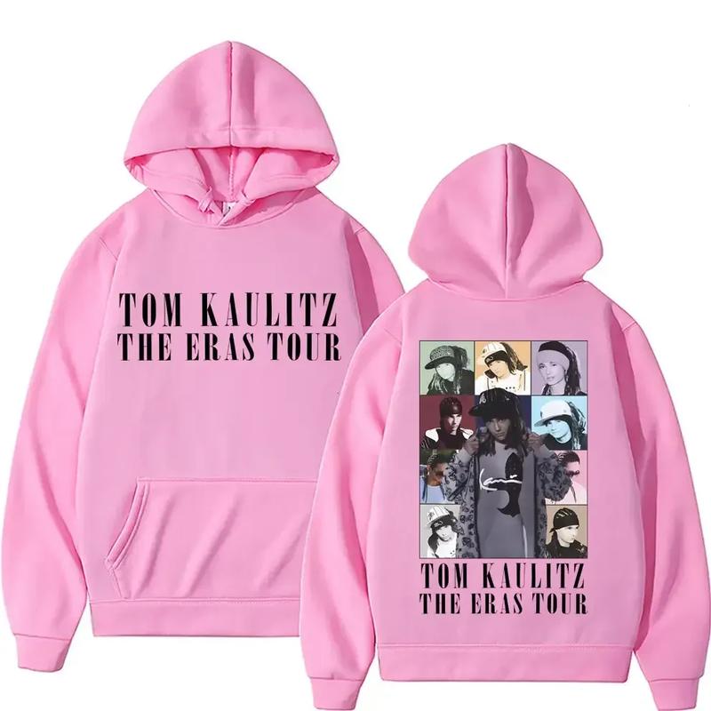 Tom Kaulitz The Eras Tour Hoodie German Rock Band Tokio Hotel Graphic Hoodies Men Women Hip Hop Punk Gothic Sweatshirt
