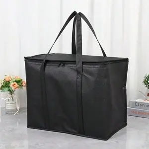 Xl Insulated Bag, Reusable Thermal Cooler, Portable Durable Zipper Closure, Ideal for Camping, Parties, Vacations, 1pcs