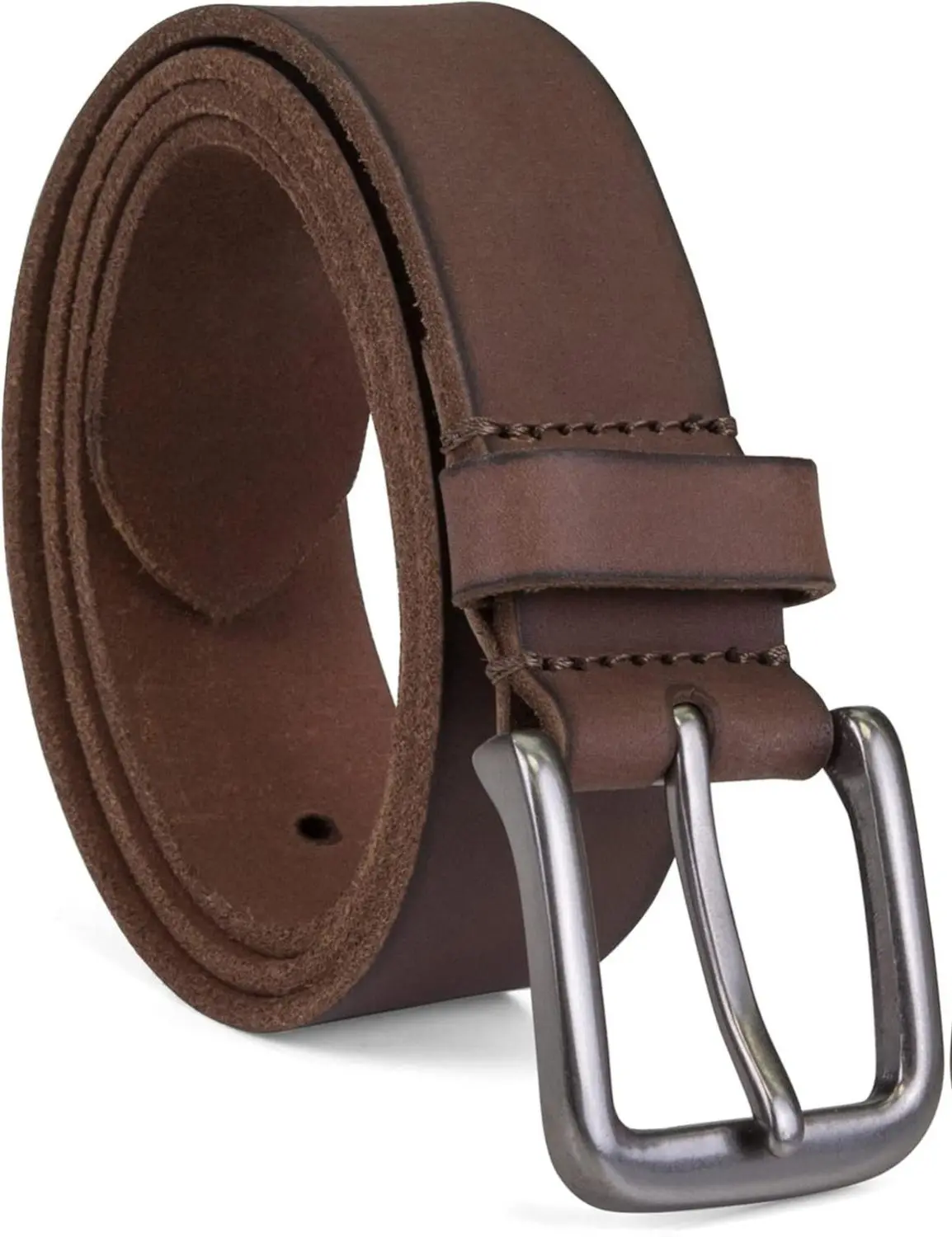 Timberland Men's 35mm Classic Buckle Leather Belt for Jeans - Premium Full-Grain Antique Finish, Everyday Wear, Comfortable & Stylish
