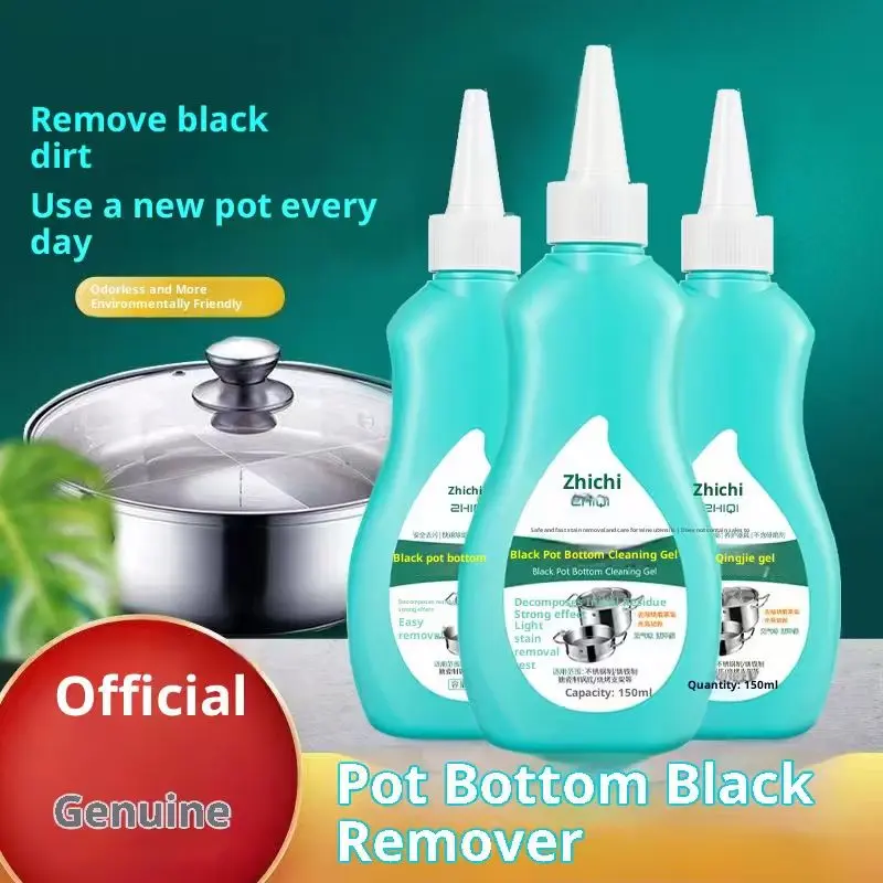150ml Heavy Duty Household Pot Cleaner Gel - For Stainless Steel, Cast Iron, Ceramic, Non-Stick Cookware - Home Makers' TikTok Shop Essential Household Cleaner
