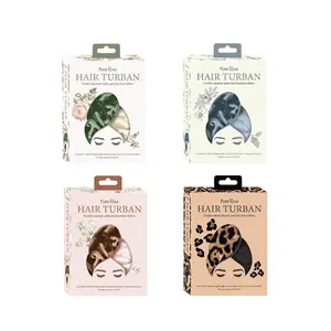 Nora Rose Double-Layered Satin & Bamboo Hair Turban