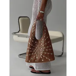 Savenna Stud Bag Brown