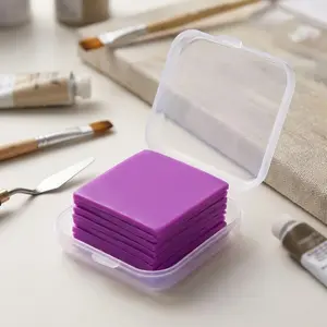 Diamond Painting Glue Putty Kit: High Tack Anti-Dry Gel, No-Sticky Hands. Washable Nano Adhesive Putty for Rhinestone & Cross Stitch, Multi-Purpose Positioning Clay with Sectioned Storage Case.