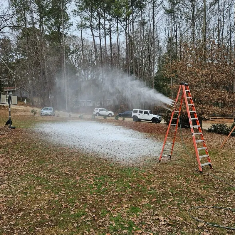 Backyard Snowmaker / Snowgun- Make real snow at home Backyard Snowmaker / Snowgun- Make real snow at home