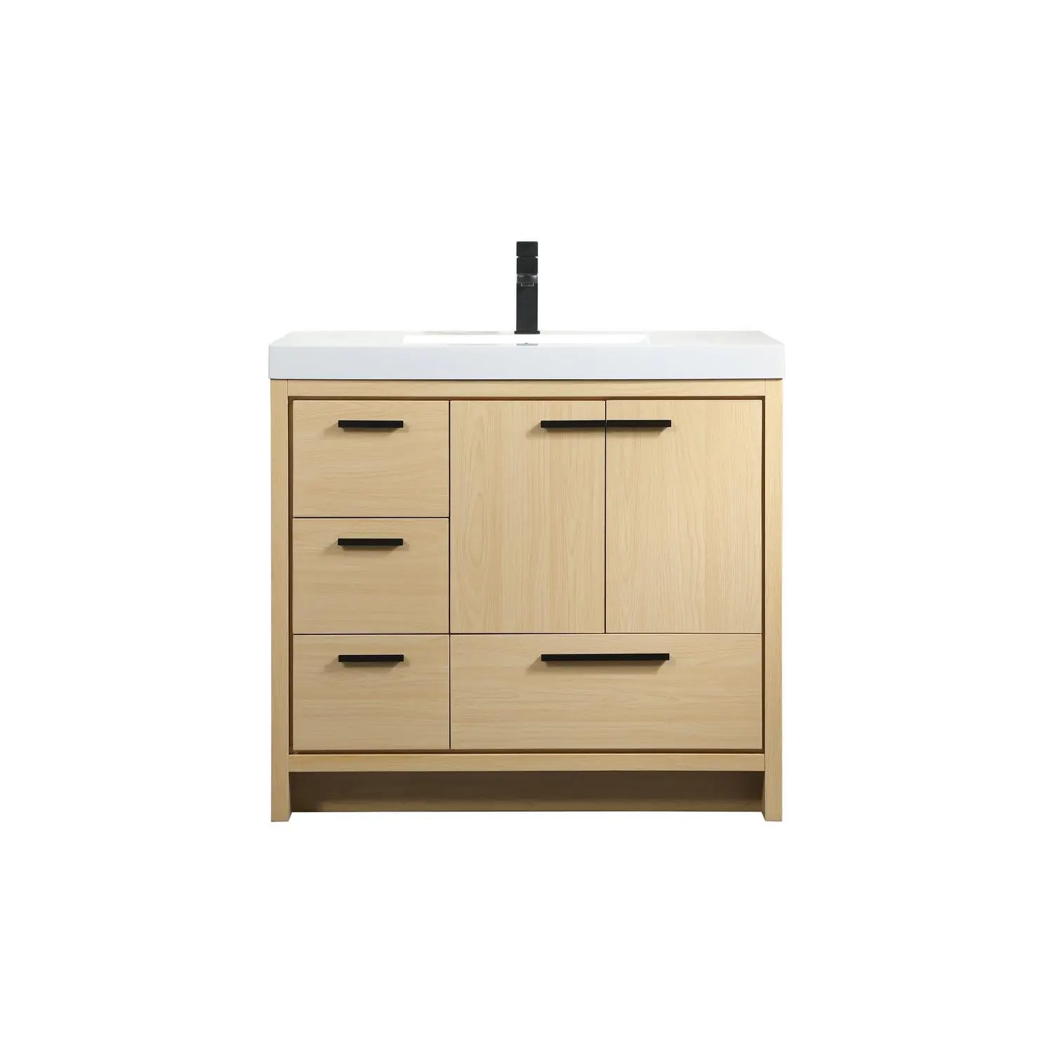 Wyatt Bathroom Vanity Set Maple