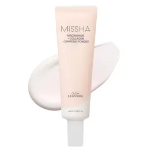 MISSHA M BB Boomer Primer for Face <New Look> I Creamy-Soft, Illuminating Makeup Primer for Dewy Finish, Hydrating Radiant Cream, Moisturizing Makeup Base, Glass Skin, 1.35 Fl oz/40ml