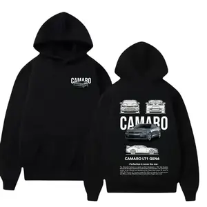 Camaro LT1 Gen6 Hoodie – Chevrolet Camaro Hoodie, Muscle Car Streetwear Pullover, Classic Chevy Racing Hoodie for Car Enthusiasts and Gearheads