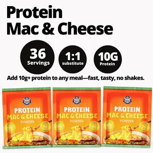 Proteinized Protein Seasoning- Mac & Cheese Powder, ideal for high protein mac and cheese, dips, chips, etc. 10g Protein Per Serving - Low Calorie -Bariatric Support - Bone Health - Muscle Recovery - Post Workout Fitness Nutrition - Edible Healthcare