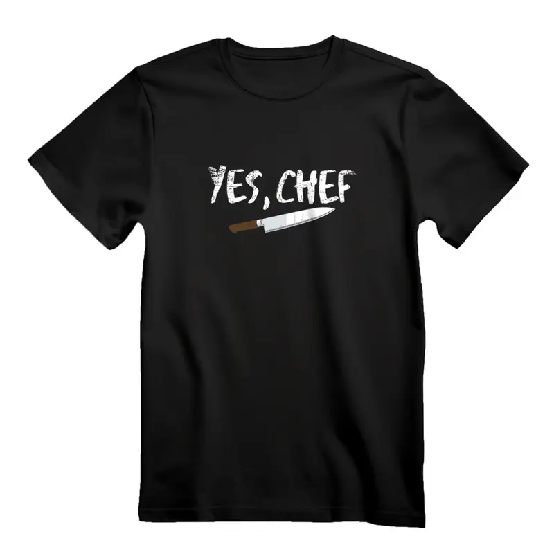 Yes Chef Funny Restaurant Kitchen Cooking T-Shirt