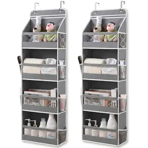 OKMARTS Over The Door Organizer Storage Hanging Organizer With 10 Large Pockets, Anti-Tilt Design, 50 Lb Capacity For Bedroom, Bathroom, Dormitory Storage, Essential For The Family Multilayer Container Hangable Hanger, Storage Organization