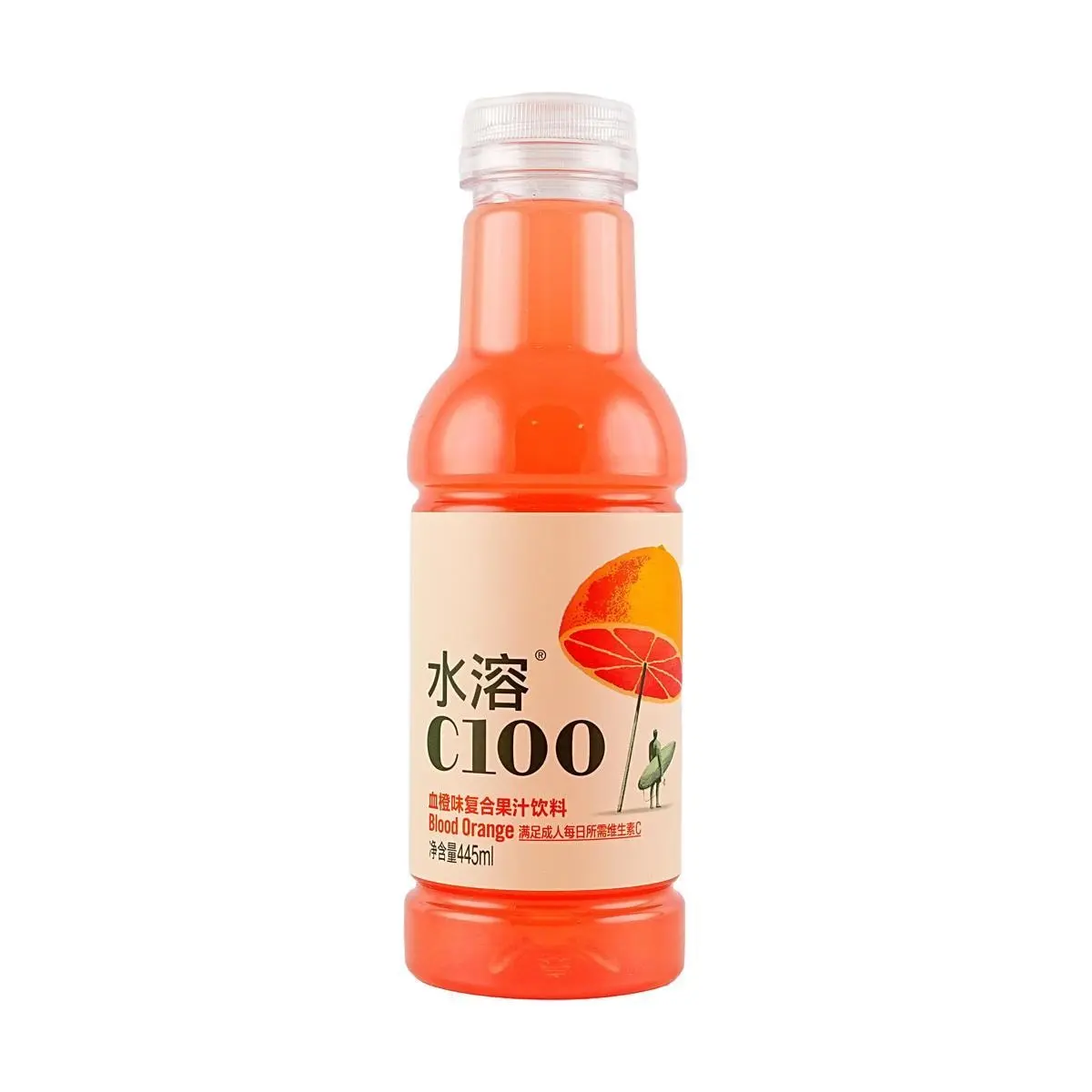 NONGFU SPRING Blood Orange Vitamin C Drink 445ml - Hydrating & Refreshing Daily Supplement