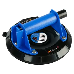 8Inch Double-Thickness Heavy Duty Vacuum Suction Cups - 510lbs/230kg Lift Capacity for Glass, Granite, Quartz & Tile - Lifter with Anti-Slip Grip