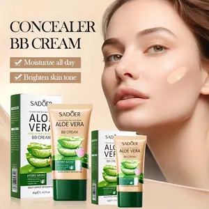 12 Hour Concealer Bb Cream, Natural Color, 2-Pack Set, Easy to Use, Contains Aloe Vera Extract, Mild Formula, Travel and Home Essential