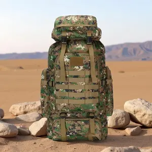 Expedition 80L Backpack - Tactical Climbing Bag for Mountaineering Hiking Camping Outdoor Travel Gear