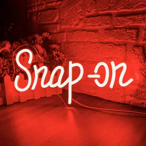 USB Powered Neon Sign, Snap-on Letter Design Neon Light, Decorative Neon Sign, Wall Mountable, for Home & Garage Decor, Perfect for Bars, Restaurants, Hotels