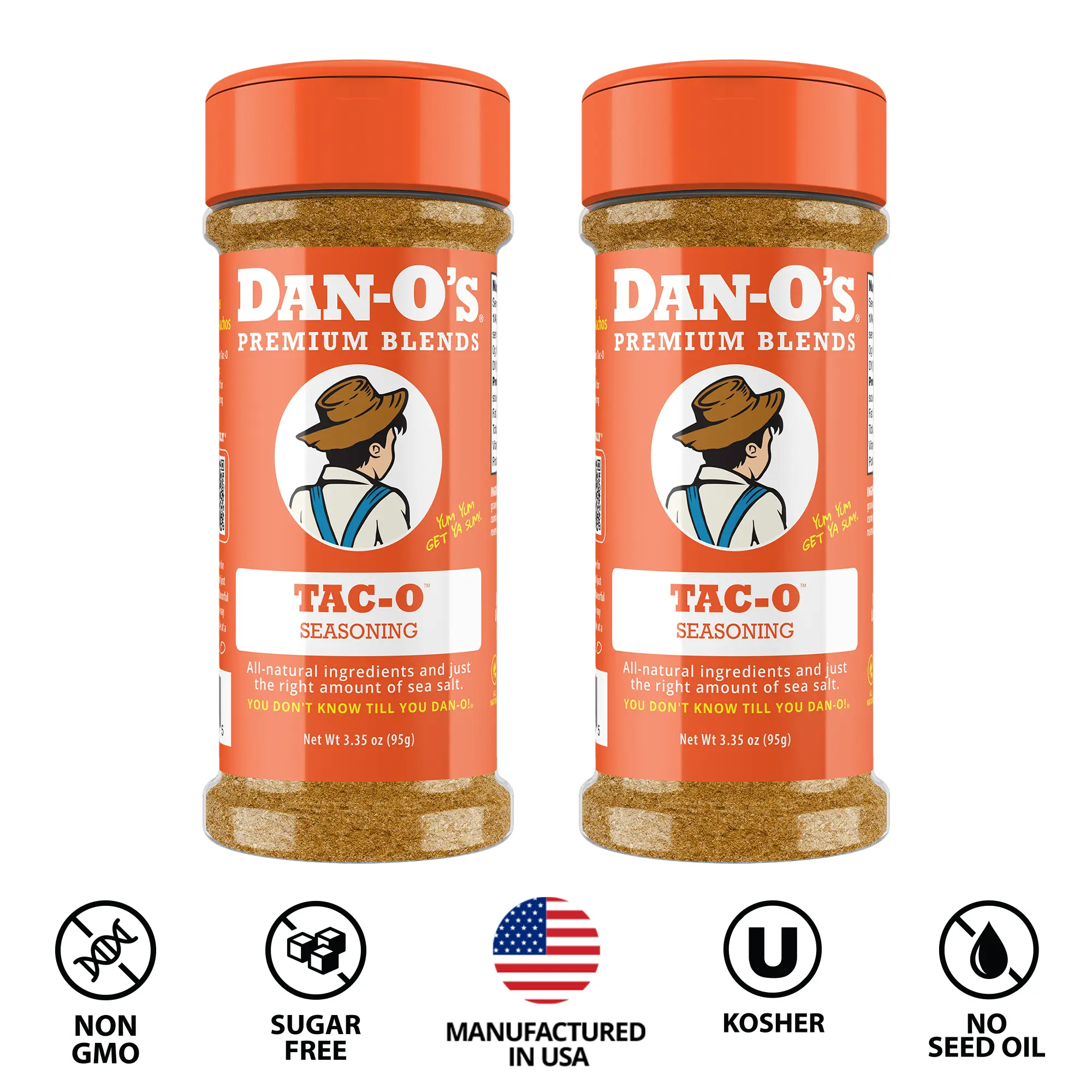 Dan-O's Seasoning Tac-O - Small bottle 2 pack - Taco Mexican seasoning Dan-O's Seasoning Tac-O - Small bottle 2 pack - Taco Mexican seasoning