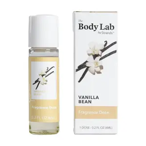 The Body Lab Vanilla Bean Scent Vial 0.2 fl. oz - Single Use Perfume, 1 Dose (0.2 fl. oz) - Convenient for Home or Travel Use