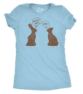 Womens My Butt Hurts T Shirt Funny Easter Egg Chocolate Bunny Sarcastic Gift Tee Funny Womens T Shirts Cute Vintage Fashion Casual Ladies T-Shirt Gift Easter Tops for Women Funny Sarcastic Top Women's Novelty