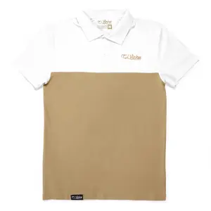 Polo Shirt - White/Sand
