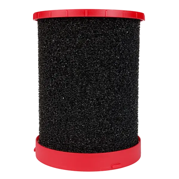 Milwaukee 49-90-1990 Large Wet/Dry Vacuum Foam Wet Filter, Dry Cleanable and Washable, Increases Tool Life, Protects Motor from Debris, Enables Quick Filter Swap or Cleaning
