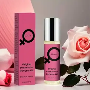 2pcs Roll-On Pheromone Perfume - Exohormone Parfum Fruity Floral Scent, Long-Lasting Fragrance, Alcohol-Free, Essential for Dates, Floral Perfume Oil