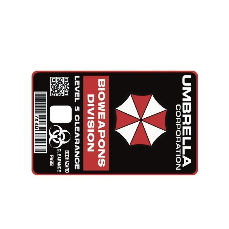 Evill Residents Umbrella Corp Credit Card Skin