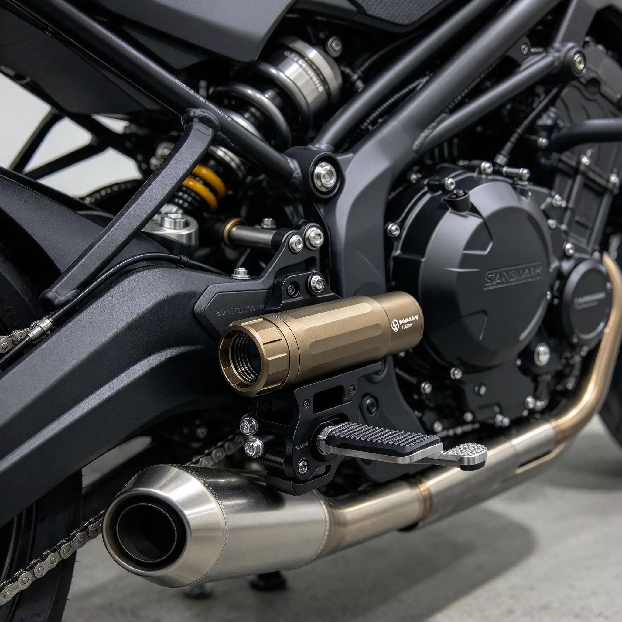 Sandman Aluminum Alloy Modular Tube, Motorcycle Decorative Replacement Accessory
