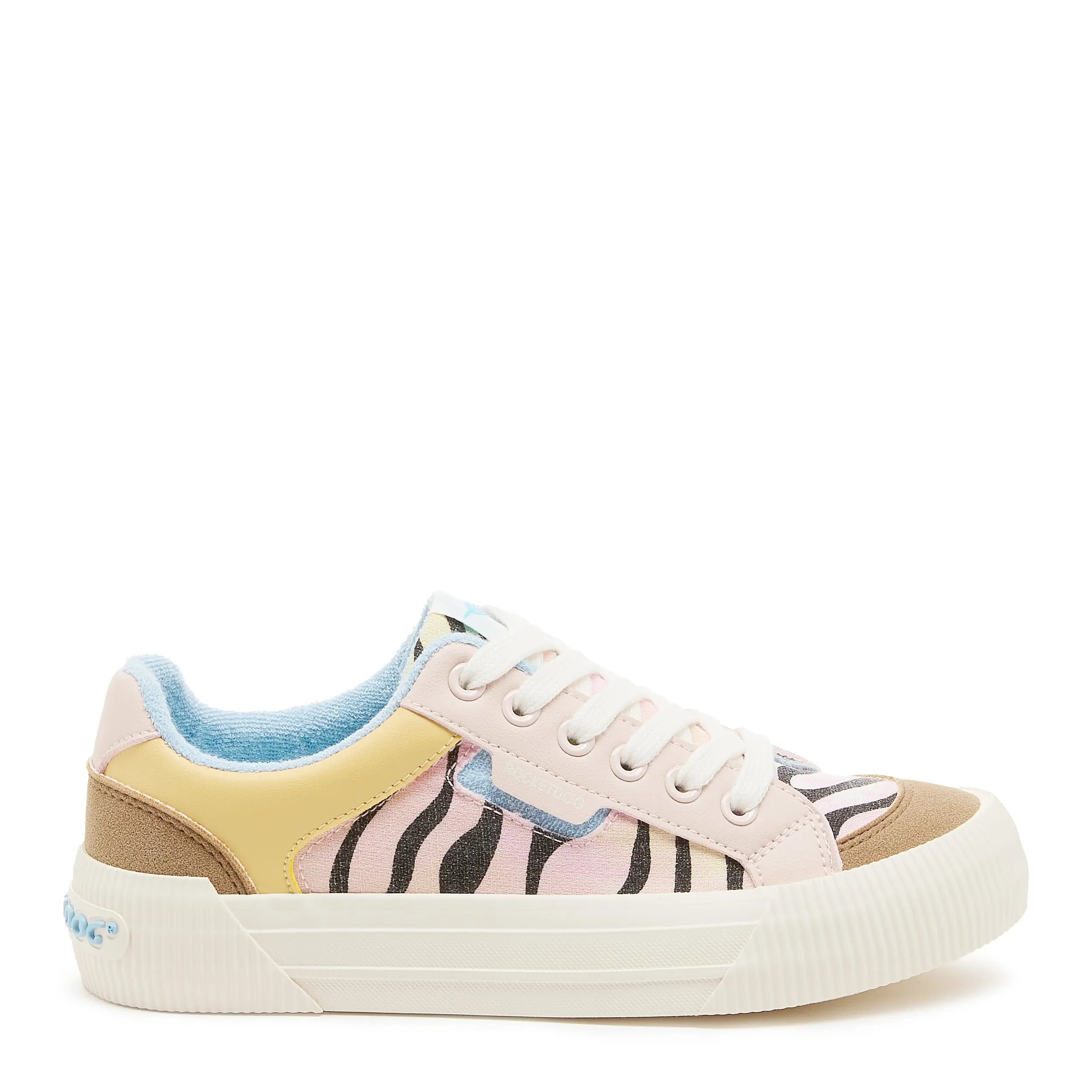 Cheery Peach Combo Color Block Sneakers