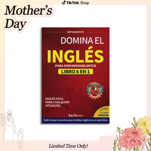 2026 Edition Professional ,Dominate English 6 Books in 1 with Audio for Spanish Speakers A Powerful Learning System for Beginners and Real Life Communication (Spanish Edition),Learn Anytime Anywhere,Spanish Speaker,Listening Practice,Mother's Day gift!