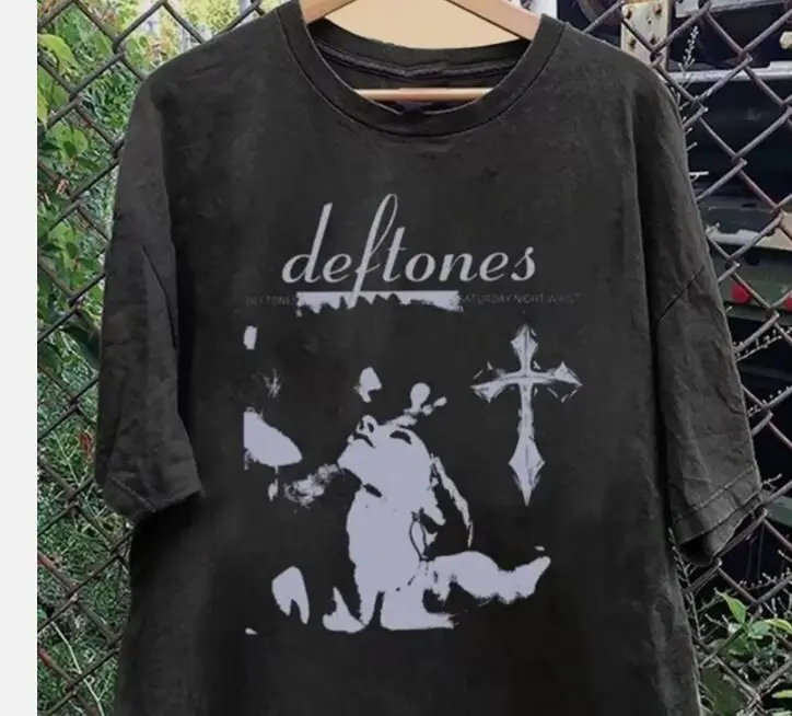 Deftones tour shirt Gift Black Unisex All size T-shirt