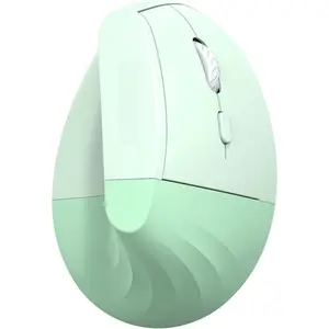 EM18   Vertical , Ergo Design,  Cordless , Silent Click, 5-Level Adjustable DPI,  Mice for Computer, PC, , Laptop, Green