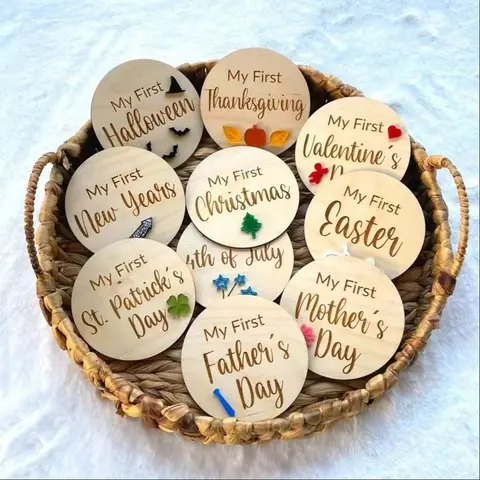 Teen Milestone Sign Set for Photography, Festive Wooden Props, Party Event Props for Various Occasions, Creative Card Decorations for Teens, Party Decoration Supplies, Party Accessories, Party Supply