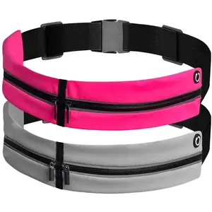 Unisex Invisible Mini Slim Phone Pouch Belt Bag Lightweight for Outdoor Fitness Hiking Cycling Jogging Travel Daily Sports Gear