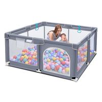 Grey Playpen (NO Anti-Slip Mat)